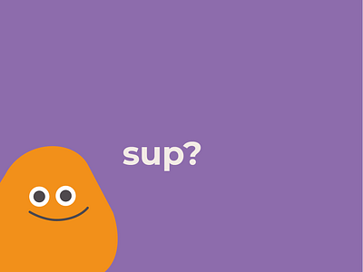 Sup? characters colors dude flat illustration minimal ui vector