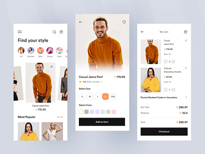 Fashion App android app app app design clothing app clothing store ecommerce ecommerce app fashion app ios ios app mobile mobile app online shopping app shop app shopping app ui uiux ux