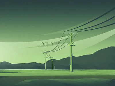 Field color colorful design flat landscape illus illustration landscape landscape design srabon arafat tree vector