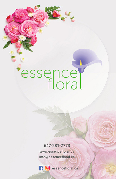 Essence Floral design illustration