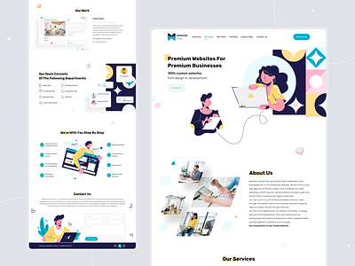 WebMark Studio app app design development digital agency frontend development javascript laravel minimal mobile design react ui ui design uiux use userinterface web design wordpress