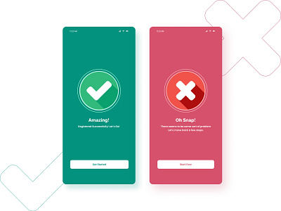 Daily UI challenge - 011 - Flash Message app dailyui error flash flashmessage message signup success ui uidesign uiux