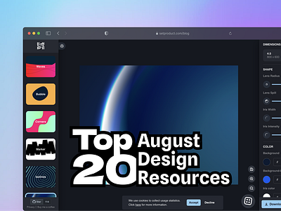 Top 20 fresh useful design resources for designers & developers app design figma free freebies illustration logo material resources templates ui ui design ui kit