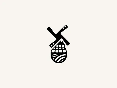 Farming solutions cow eco farm farming label leaf logo logotype milk plant