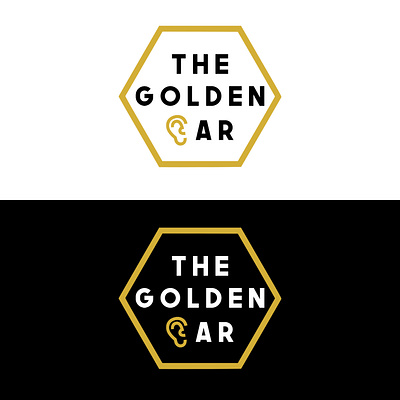 The Golden Ear branding design graphic design icon logo typography