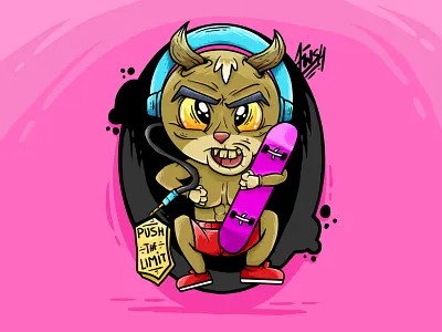 Jamp with rookie branding byawish byawish madebyawish design icon illustration logo vector