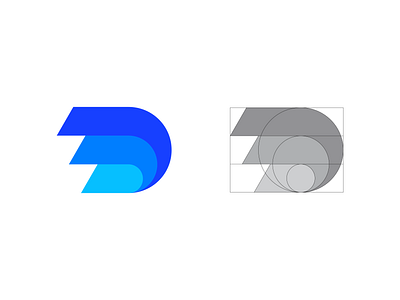 Letter D Exploration app brand branding colors d exploration for sale grid identity letter d logo logodesign mark motion sale simple speed symbol tech