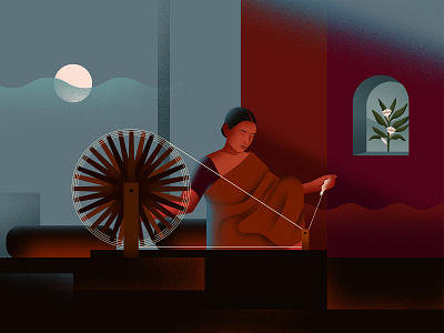 Sounds Of Looms art branding clothing design exercise graphic design illustration loom minimal ui weavers