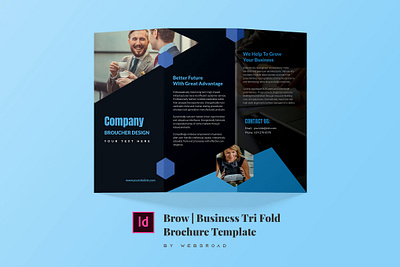 Brow | Business Trifold Brochure Template By Websroad advertising branding brochure business consultancy corporate cover creative design fashion flyer illustration isolated logo magazine modern multipurpose template trifold