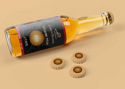 Trade Beer Bottle Mockup beer best bottle branding clean design download free illustration logo mockup premium psd trade ui web