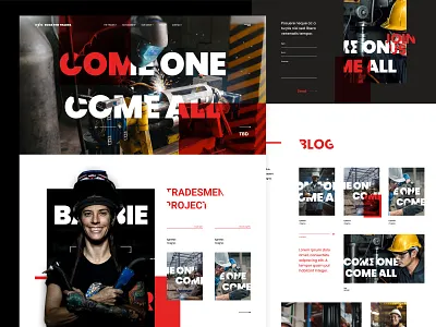 UI/UX DESIGN FOR ROCK THE TRADES abstract adobe brand identity branding graphic design homepage landing page minimal ui ui design uidesign uiux ux ux design uxdesign uxui webdesign website website design xd design