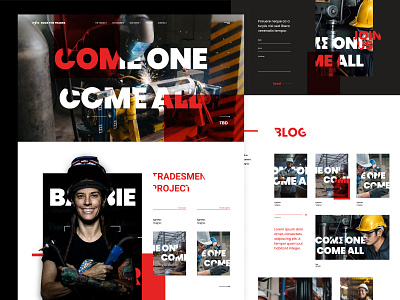 UI/UX DESIGN FOR ROCK THE TRADES abstract adobe brand identity branding graphic design homepage landing page minimal ui ui design uidesign uiux ux ux design uxdesign uxui webdesign website website design xd design