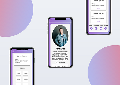 Portfolio Design design figma ui uiux