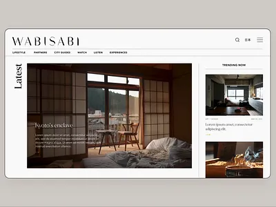 WABISABI - Homepage Animations animation animations branding elegant interactions interactive design japanes luxury minimal ui ux uxui web design webflow