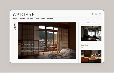 WABISABI - Homepage Animations animation animations branding elegant interactions interactive design japanes luxury minimal ui ux uxui web design webflow