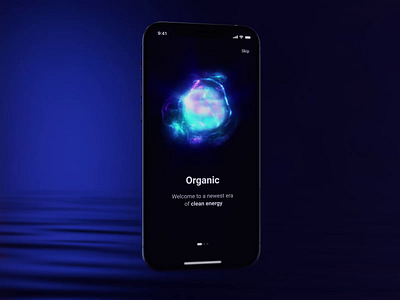 Onboarding 3d aftereffects animation app blue creative design digital fingerprint interface ios iphone iphone 12 motion onboarding sci fi sphere ui visual design