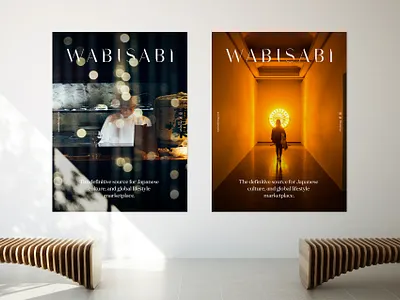 WABISABI - Experience Posters brand identity branding elegant graphic design japan japanese minimal photography poster design
