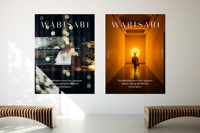 WABISABI - Experience Posters brand identity branding elegant graphic design japan japanese minimal photography poster design