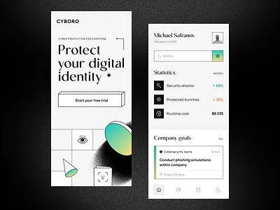 Cyboro Mobile App Design: iOS Android UX UI Designer android android app design android app designer app app design app interface app interface designer app ui design app ui designer application application design apps ui design ios iphone mobile mobile app mobile app design mobile applications design mobile ui mobile ui designer