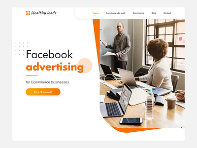 Healthy leads design ui ux web website