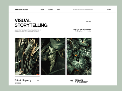 AT - Photography - A1258 08 clean landing page minimal photography photography portfolio portfolio swiss typo ui uiserinterface ux web web design