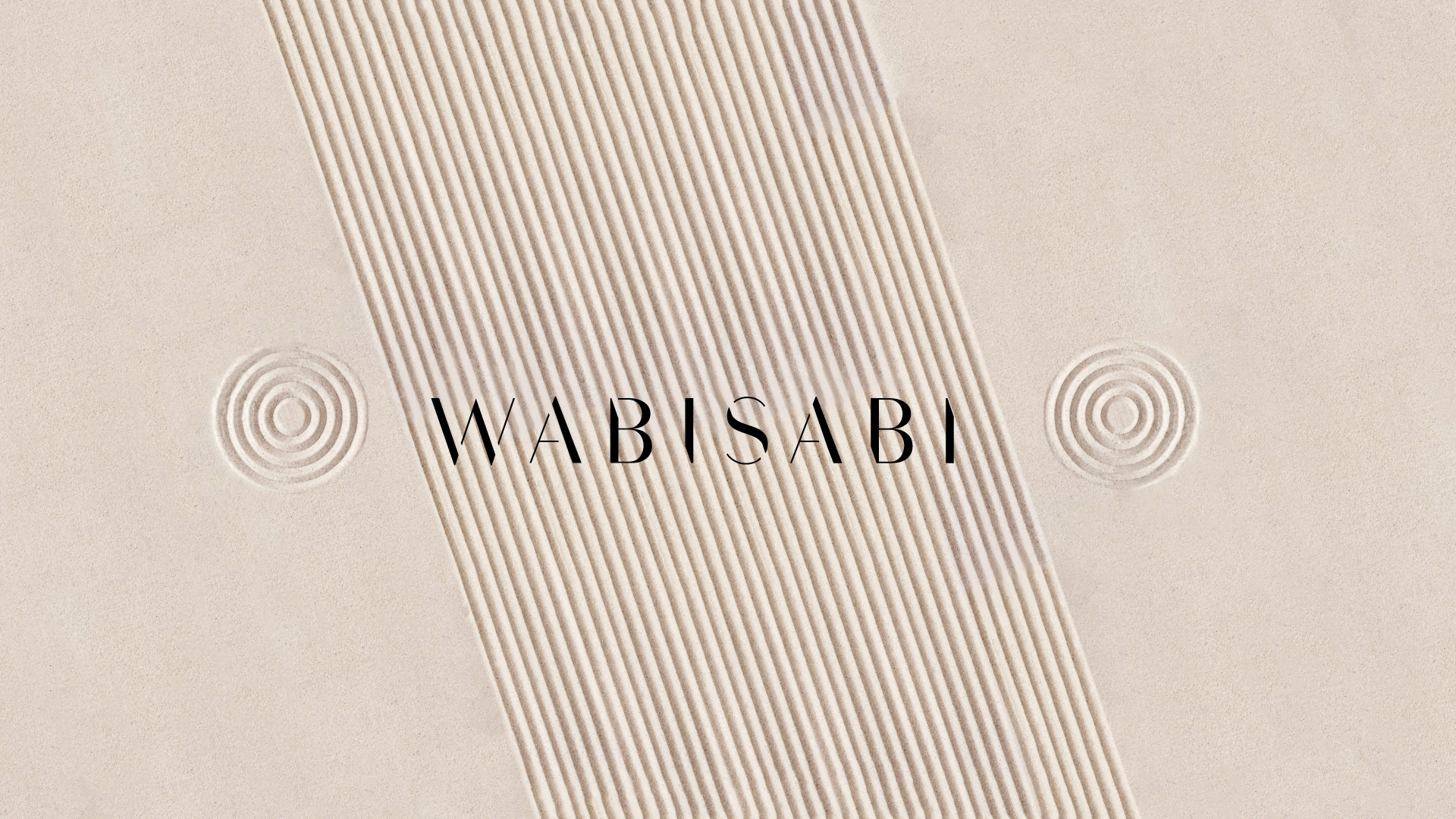 WABISABI - Logo making animation brand identity branding elegant graphic design japan japanese logo logo design luxury minimal sand