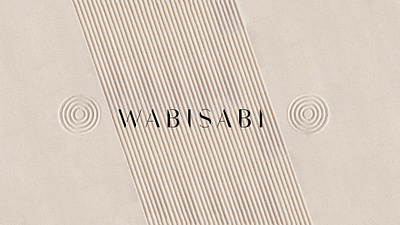 WABISABI - Logo making animation brand identity branding elegant graphic design japan japanese logo logo design luxury minimal sand