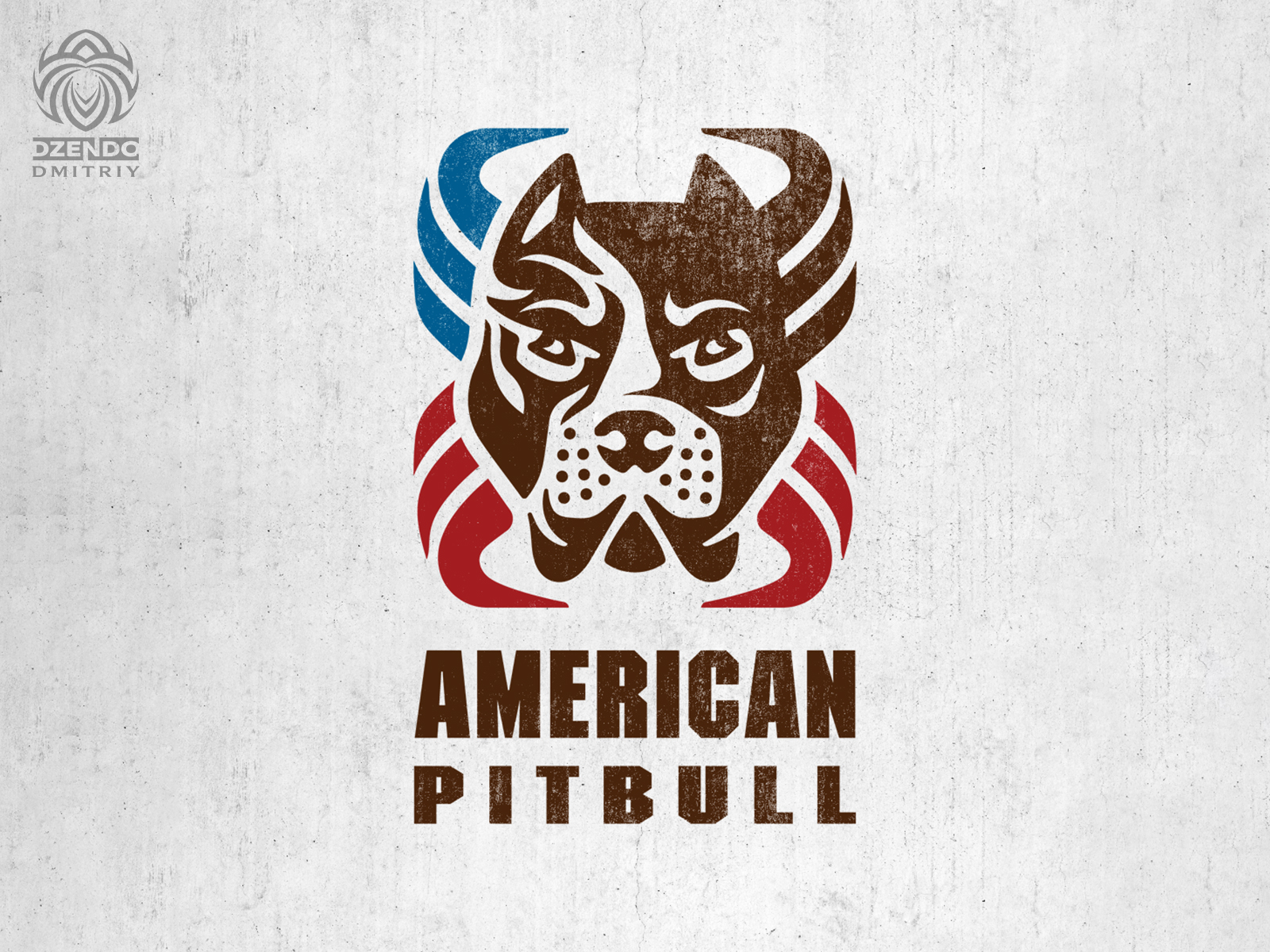 Pitbull Dog Classic Round Sticker | Pitbull art, Pitbull silhouette, Dog  logo design