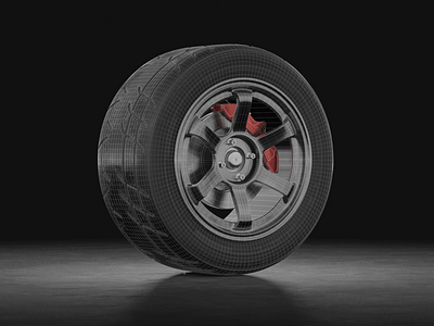 Generic Car Wheel / Tire / Rim 3d car wheel 3d model rim rim 3d model tire tire 3d model tyre wheel wheel 3d model