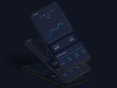 Daily UI Design Challenge | Day 18 | Analytics Chart App UI 18 adobexd analytics analytics chart app ui appdesign branding dark theme dark ui day18 design designsense figma graphic design illustration landingpage webdesign uiux logo ui uiux ux