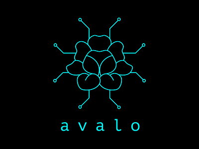 avalo logo ai logo plant
