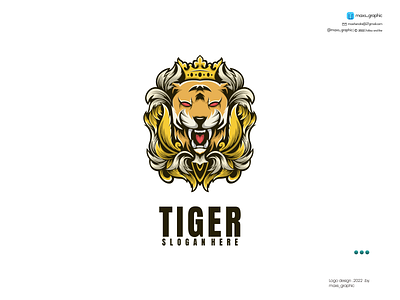 Tiger Mascot Logo branding design icon illustration logo logo design logotype vector