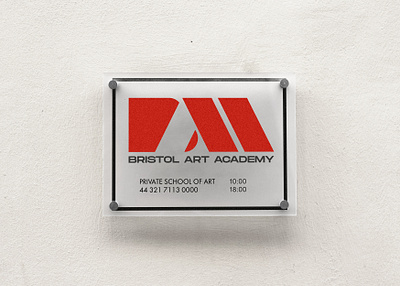 Bristol Art Academy art branding dweet design europe graphic design logo school