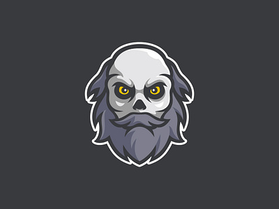 Old Zombie beard branding cartoon esport logo game illustration logo character mascot logo old vector zombie