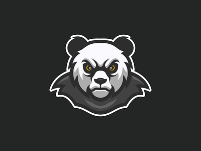 Panda branding cartoon esport logo game illustration logo character mascot logo panda vector warrior wild