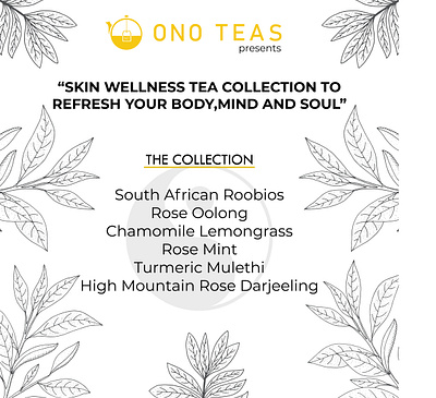 Promotion Poster For Ono Teas branding design illustration poster vector