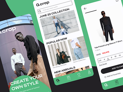 Fashion Store | Ecommerce App clothing clothing app e commerce ecommerce fashion green mobile app mobile design mobile ui shop store