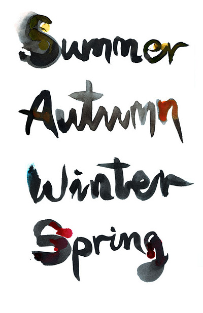 Handmade lettering branding collage color design drawing fashion graphic design handmade illustration ink lettering logo typography