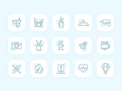 Event Category icons after effects allevents app icons apple icons brand consistency design system icon design icon pack icon set iconography icons illustration illustrator magic material design icons ui vector web design website