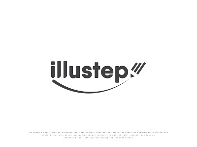 Illustep black and white logo brandidentity branding creative creative logo design design dribbble best shot flat icon illustration logo logodesigner ui ux vector