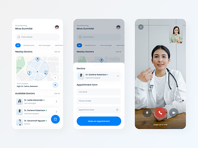 Medical Mobile App app application appointment booking clinic doctor doctor appointment health healthy hospital medical medical app medicine mobile app patient patients ui ux