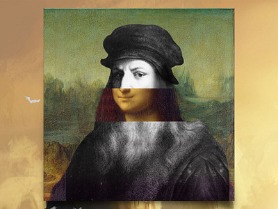 Leonardo da Vinci adobe photoshop artist da vinci digital art dribbble face swap mona lisa painting photo editing photoshop photoshop art portrait retro retro design swap thumbnail vintage vintage art vintage design youtube