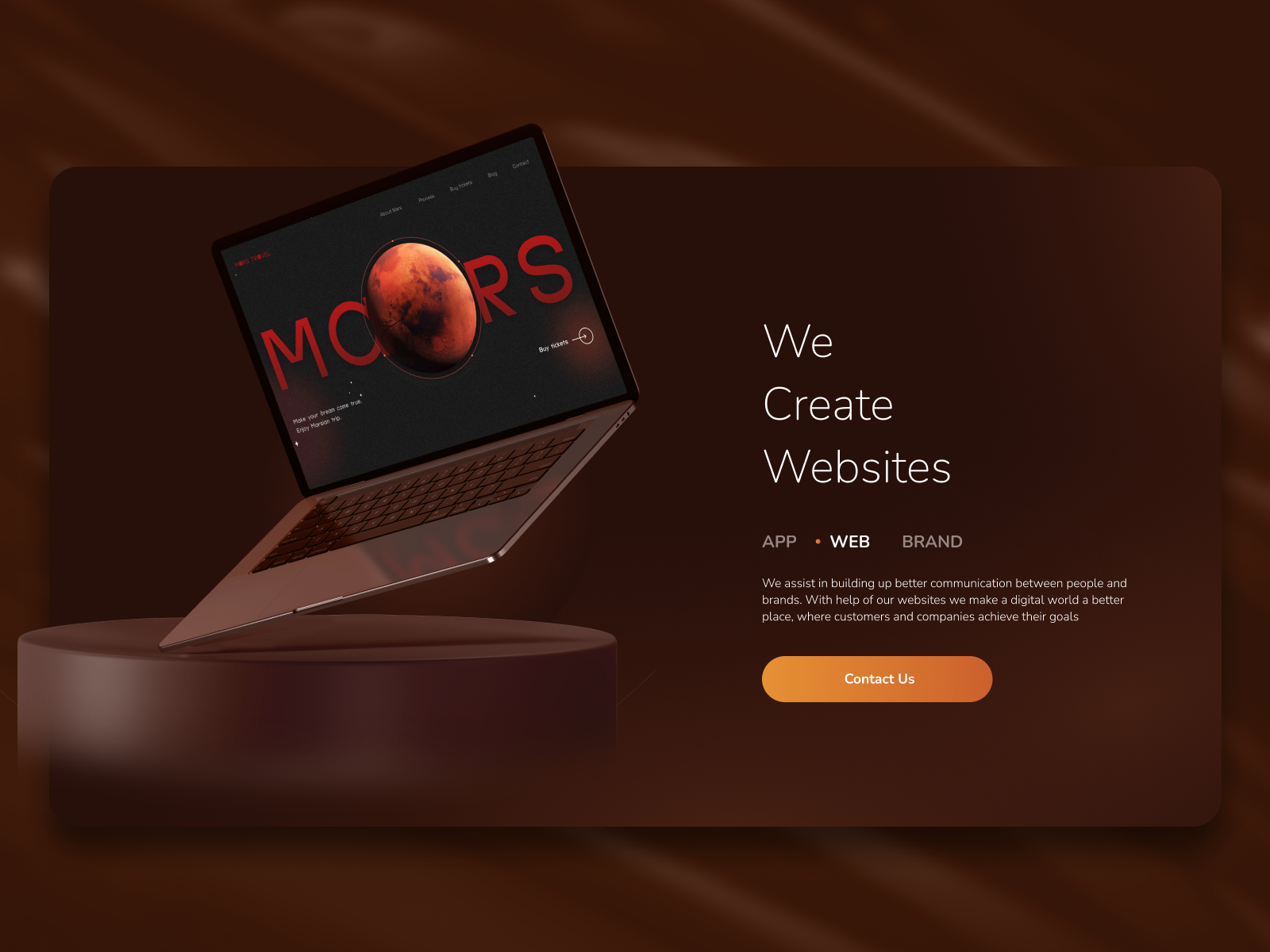 Digital Agency Website - Service Section by Designer :s on Dribbble