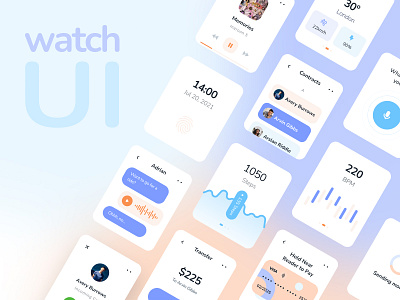 Watch UI Exploration app apple colors design ui watch