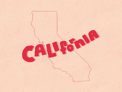 Day 49: 100 Days of Hand Lettering 100dayproject california hand lettering illustration lettering playful type typography