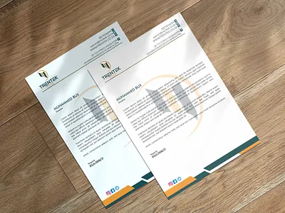 Professional Letterhead Design advertising branding business branding business letterhead design creative letterhead design design graphic design illustration letterhead design minimalistic letterhead design professional letterhead design