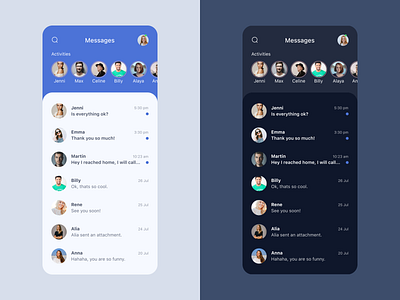 Daily UI #013 - Direct Messaging app chat chat app dailyui design challenge design inspiration direct messaging messaging app