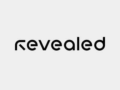 REVEALED – type proposal 4 adobe illustrator ai branding design illustrator logo logotype type type design typography vector