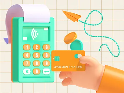 E-commerce 3d 3dart 3dcharacter 3ddesighn 3dhand 3dmodeling art billing branding character cinema4d design ecommerce icon illustration ui web