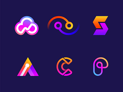 Best Logo Collection of This Month app blockchain branding c r s a c p b color crypto design gradient icon icons letter logo logos mark marks meta monogram symbol tech technology